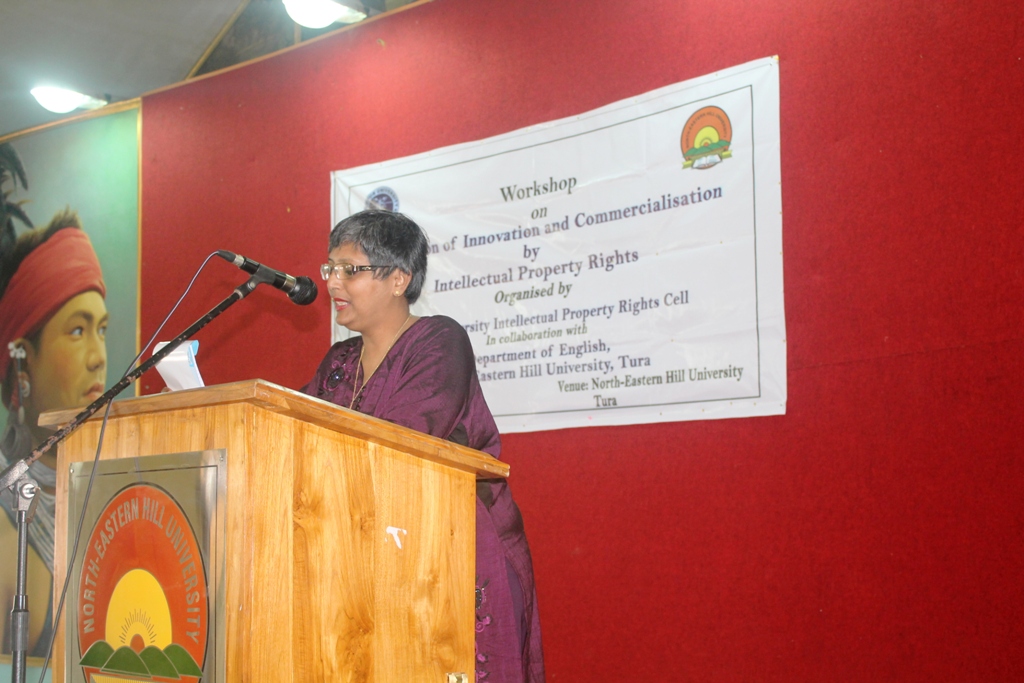 Prof. S. Gurudev, HoD, Dept. of English welcoming the participants